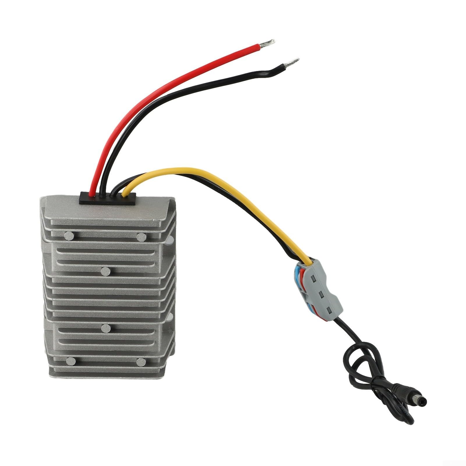 Convertitore di tensione DC Regolatore di tensione in lega di alluminio modulo booster impermeabile con cavo CC per auto camper barca 12 V 57 V 5 A 285 W