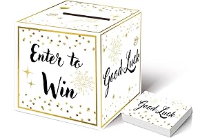 Enter to Win Box - Raffle Box with 100 Raffle Tickets