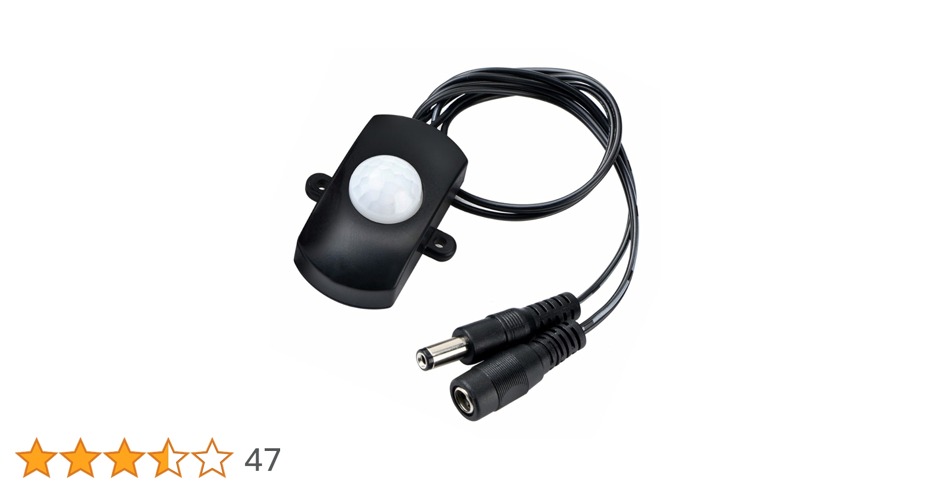 Amazon | PIR 赤外線 人感センサースイッチ DC5V-24V対応 DC