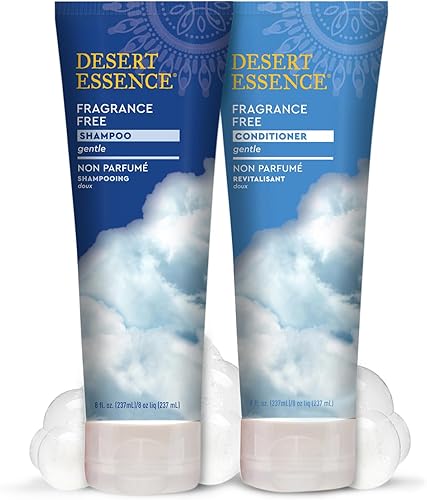 Miniatura 7 de Desert Essence Acondicionador sin fragancia  Puro  8 onzas líquidas  Brillo y brillo  Suaviza y suaviza el cabello  Sin residuos de aceite