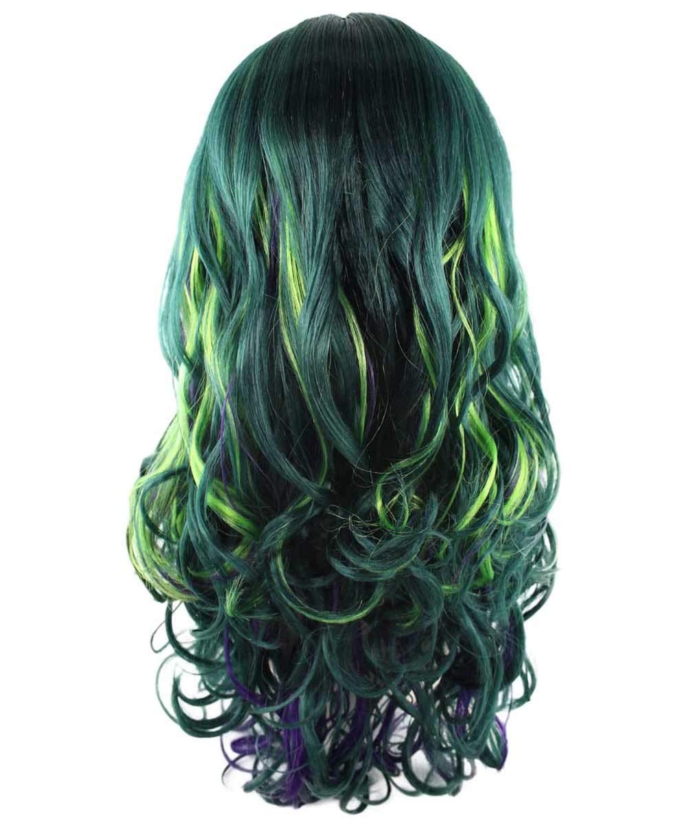 Amazon | Wigs2you 仮装 ウィッグ H-2801 グリーン 緑髪 ロング