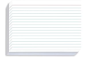 Pinovk Index Cards 5x7 Ruled: Your Reliable Study and Organization Partner
