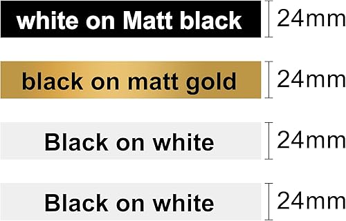 Miniatura 2 de Cinta de repuesto compatible para Brother Ptouch TZ TZe 0.945 in 1 pulgada cinta laminada TZe-251 TZe-MQ355 TZe-MQ851, compatible con rotuladora