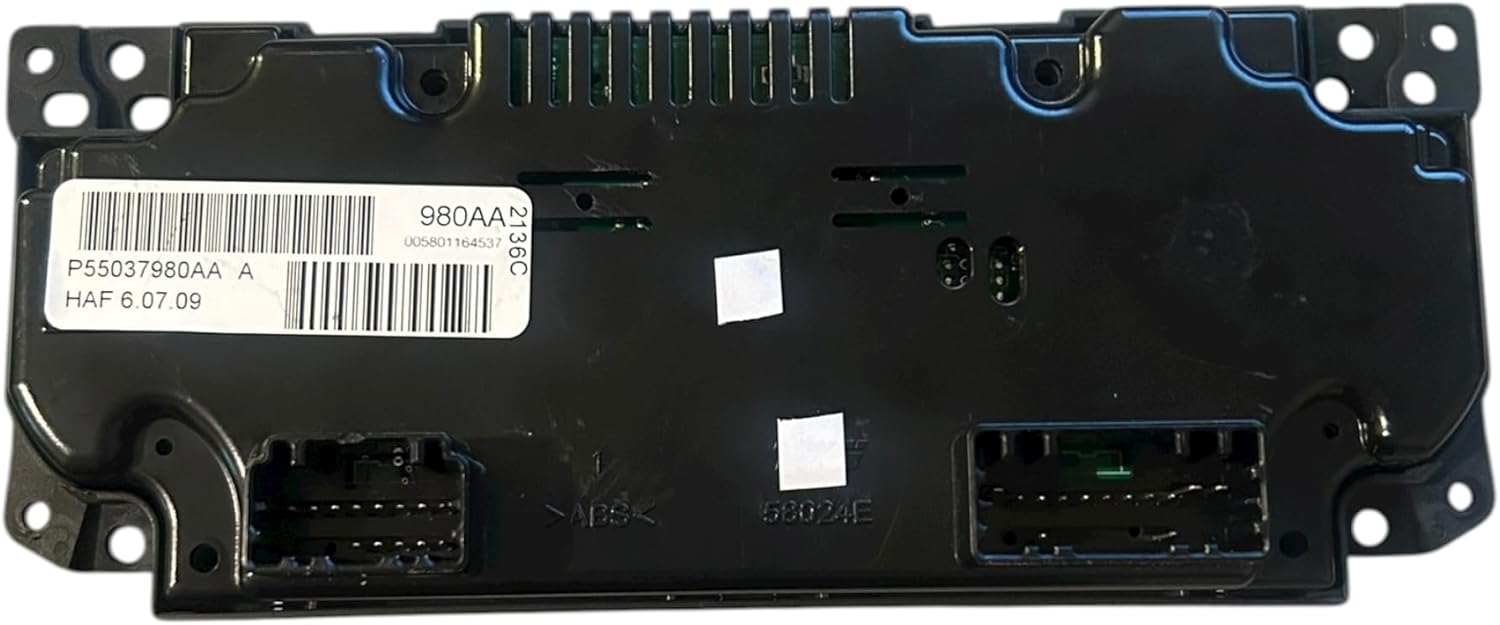 2005-2006-2007-2008 Compatible With Commander OEM Climate Control 4-Knob Rear Defrost A/C P55037980 Used