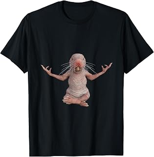 Funny Naked Mole-Rat Zookeeper Yoga Animal Lover Mole Rat T-Shirt