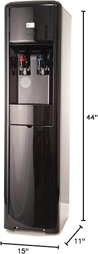 Miniatura 5 de Everest - Dispensador de enfriador de agua sin botella, de alta capacidad, con filtro de agua y kit de instalación, acero inoxidable y negro