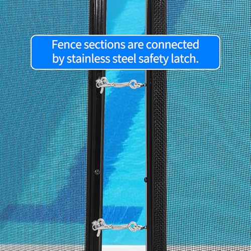 Cerca de seguridad removible para piscina 4ft x 108ft miniatura 5