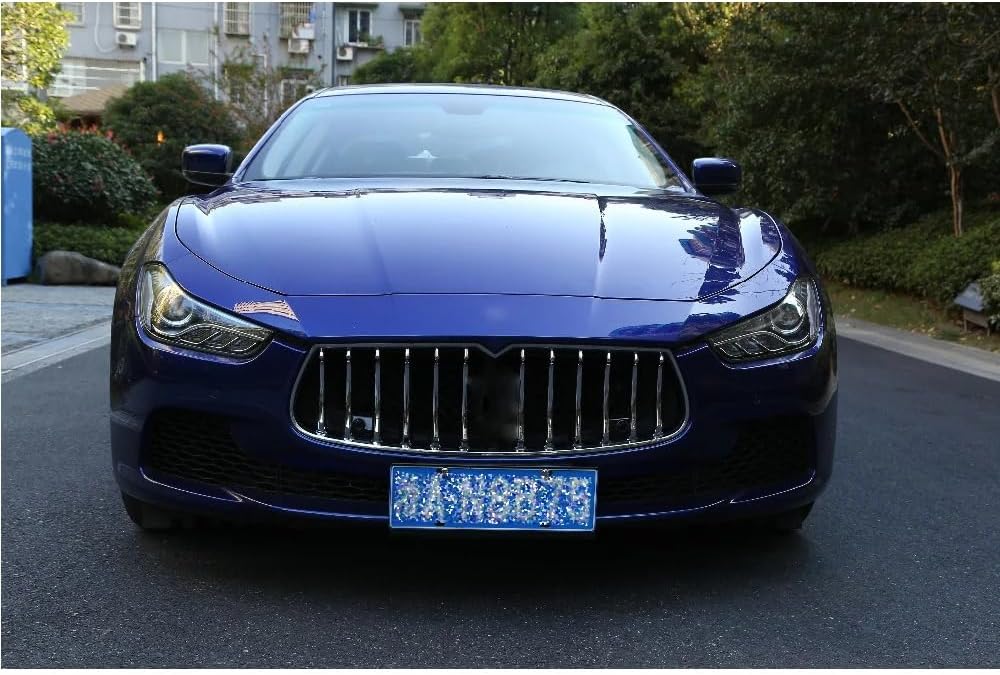 Chromed Exterior Accessories for Maserati Ghibli 2013 2014 2015 2016 2017 Front Grille Insert Grill Cover Decoration Trim 12pack