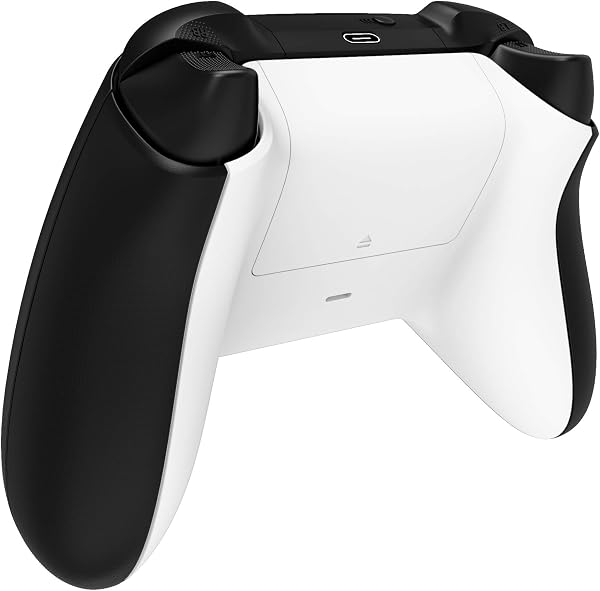 eXtremeRate Rückseite Gehäuse Case für Xbox Series X/S Controller Model 1914, DIY-Ersatz Backplate Shell & Batterieabdeckung Skin Cover Set für Xbox Core Gamepad-Weiß - 5