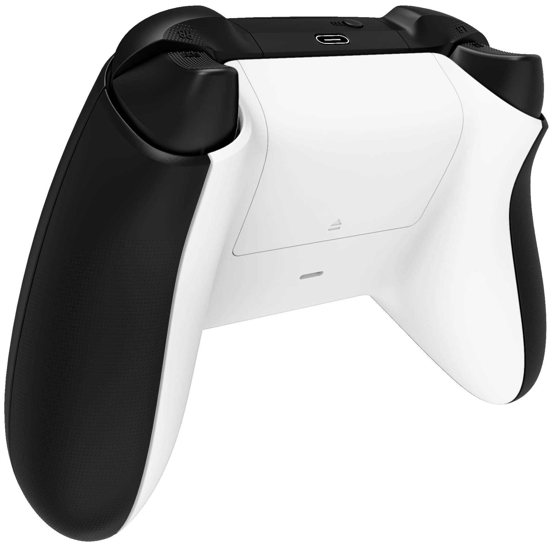eXtremeRate Rückseite Gehäuse Case für Xbox Series X/S Controller Model 1914, DIY-Ersatz Backplate Shell & Batterieabdeckung Skin Cover Set für Xbox Core Gamepad-Weiß - 5