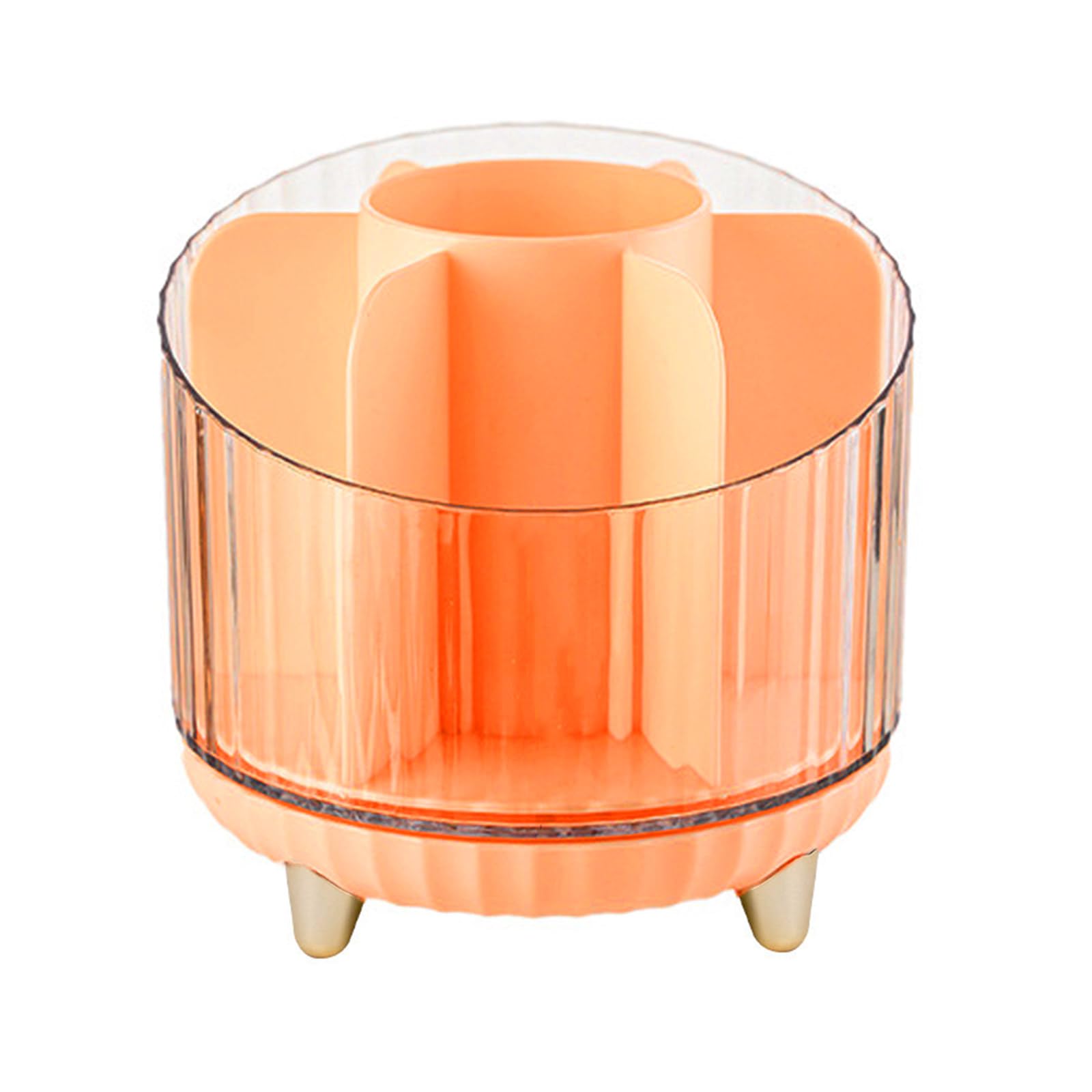 Kalttoy B Makeup Storage Container Degree Rotatable Sturdy Pp Cosmetic Display Case For Dresser Athroom Organization Cosmetic Organizers