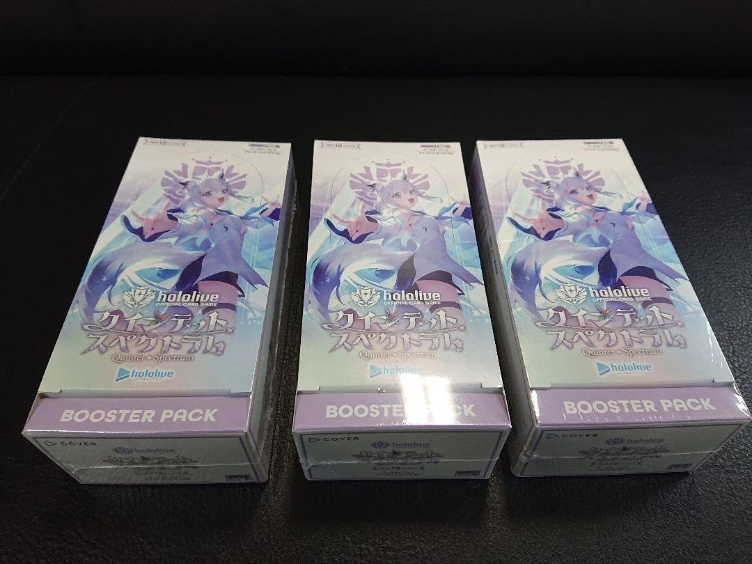 ホロラカード クインテットスペクトラム 3BOX hololive OFFICIAL