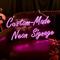 Vista 8 de Customizable Neon Signs for Weddings Name Signs Girl Bedrooms Wall Decor Birthdays and Gift Giving - Personalize Your Space with Captivating Glow 1