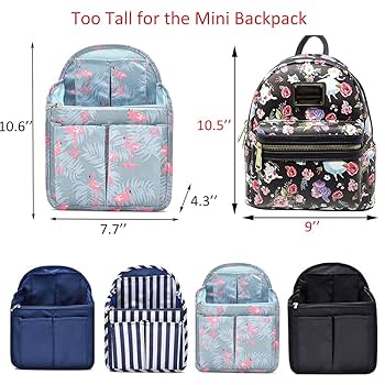 Amazon.com: HOYOFO Mini Backpack Organizer Insert Small Bag