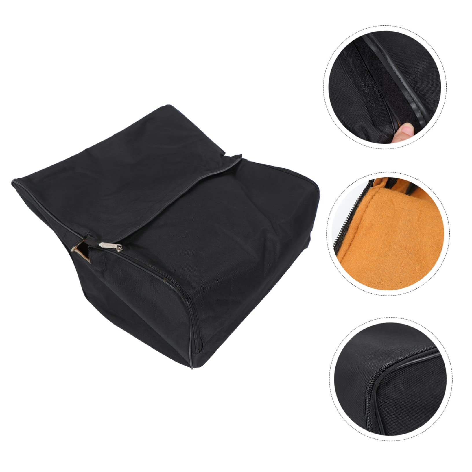 Housse pour Accordéon 96 Basses en Tissu Oxford Noir, Paquet de Transport Rembourré Protection Renforcée, Paquet Pratique et Solide Adapté aux Musiciens Déplacements