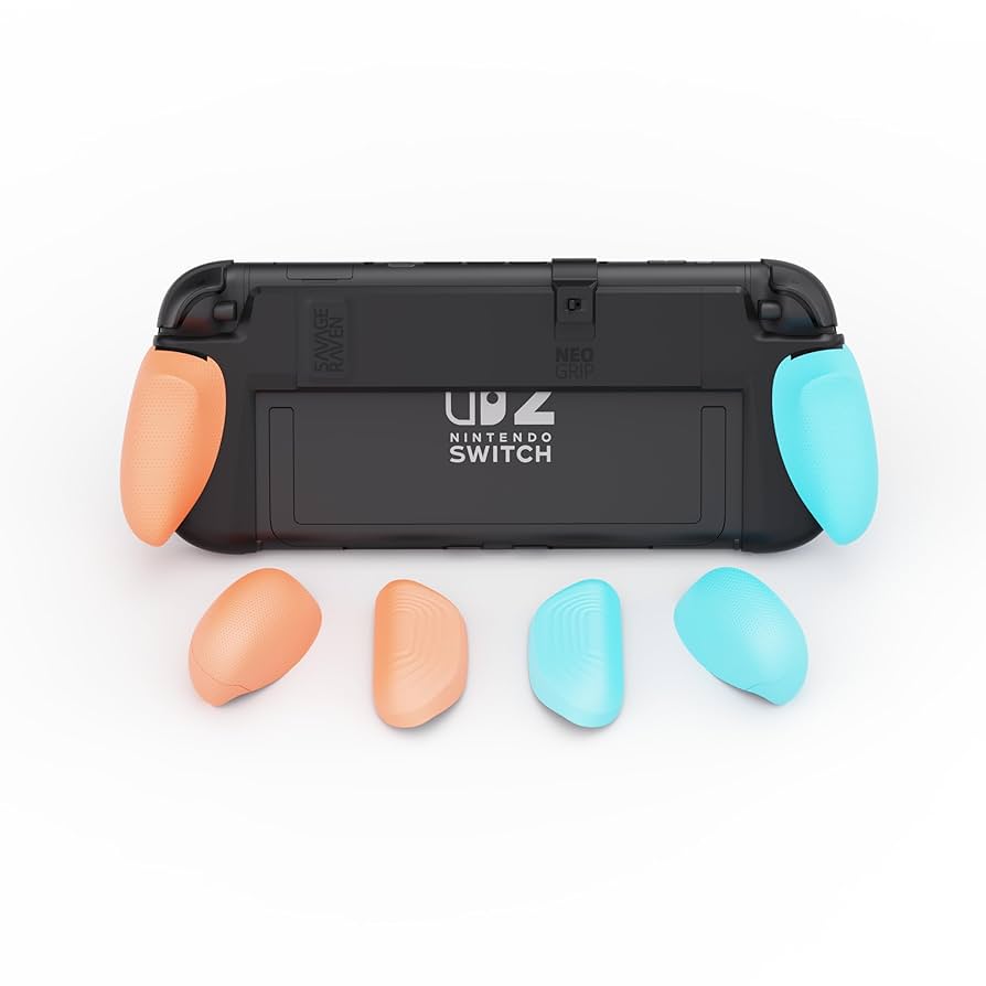 Switch本体(ネオンブルー、ネオンレッド)、グリップカバー Switch本体(ネオンブルー、ネオンレッド)、グリップカバー