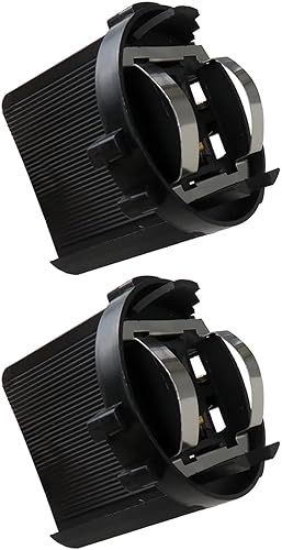 Paquete de 2 adaptadores de soporte de enchufe de bombilla H7 para faros delanteros 5K0-941-109-C H7, adaptadores de soporte para bombilla de faros