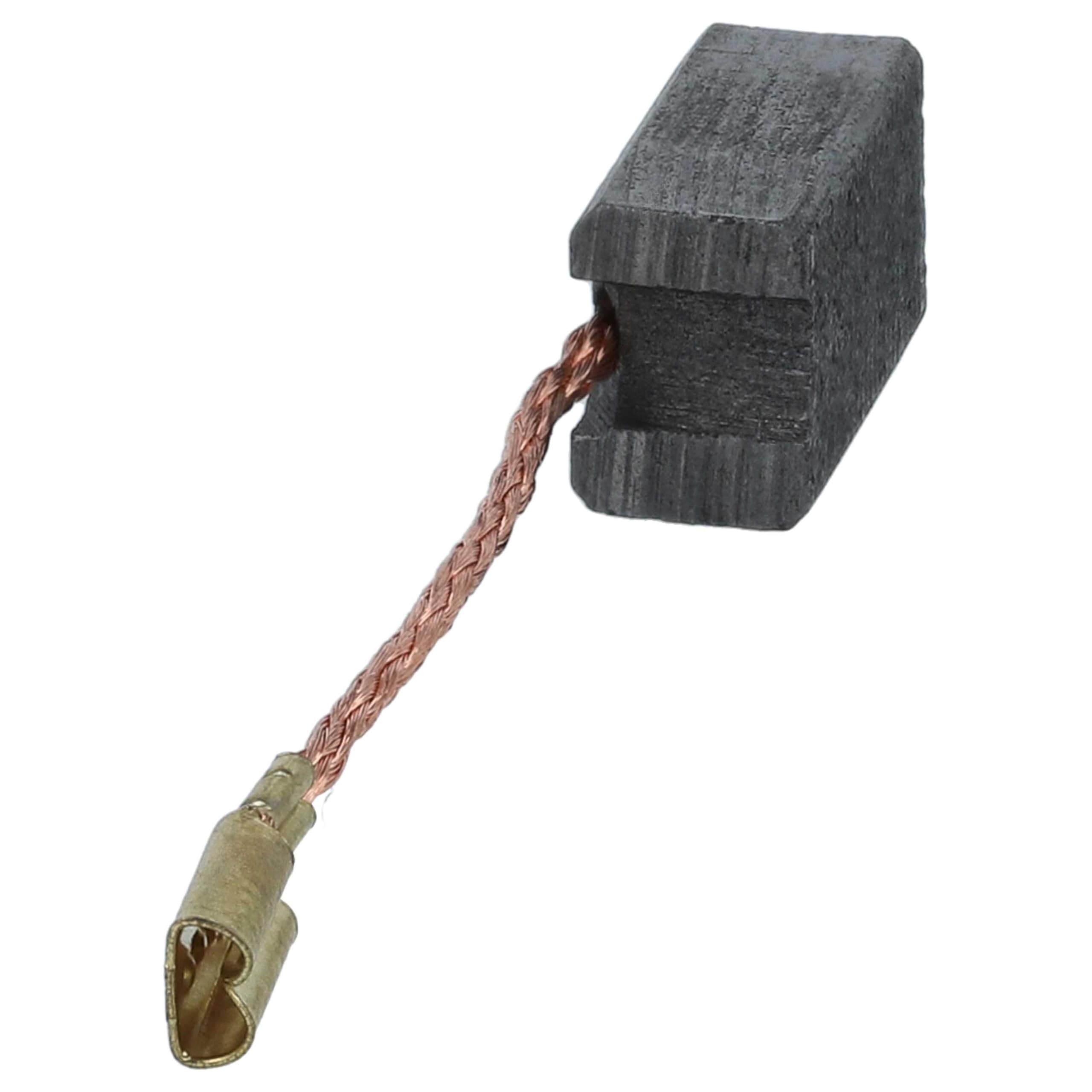 vhbw 10x escobilla 5,9 x 7,95 x 13,3 mm Compatible con Rupes BigFoot LHR21, LHR12, LHR15, LH 21 lijadora rotatoria, abrillantador