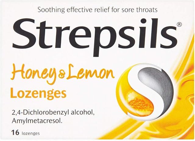 3 x 16 Fast Acting Honey Lemon Lozenges Adults Children