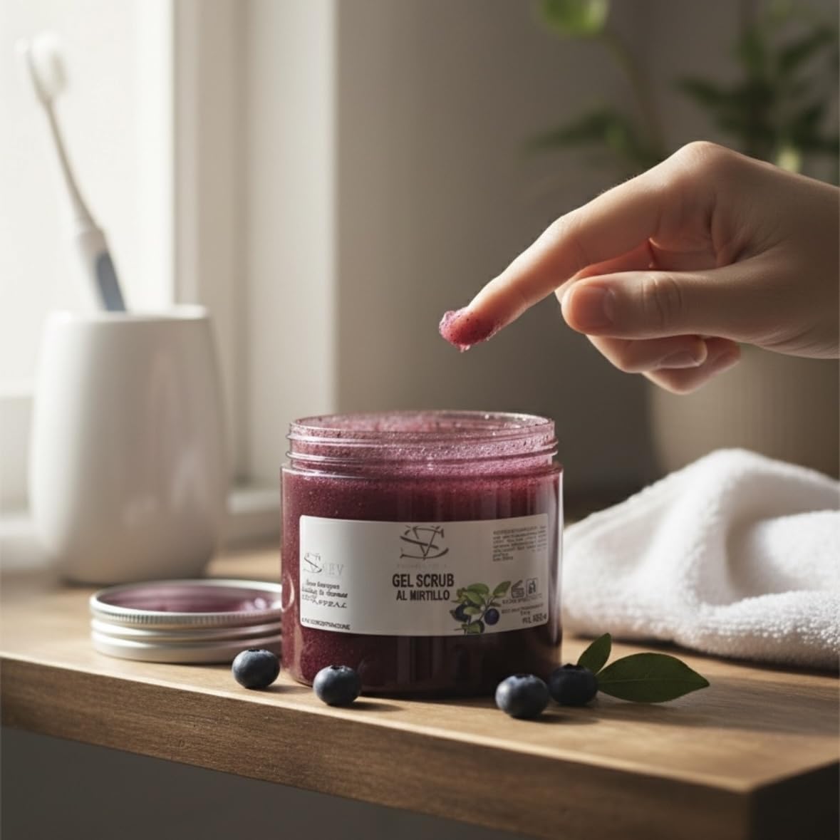 Gel Peeling Heidelbeere ( für empfindliche Haut )