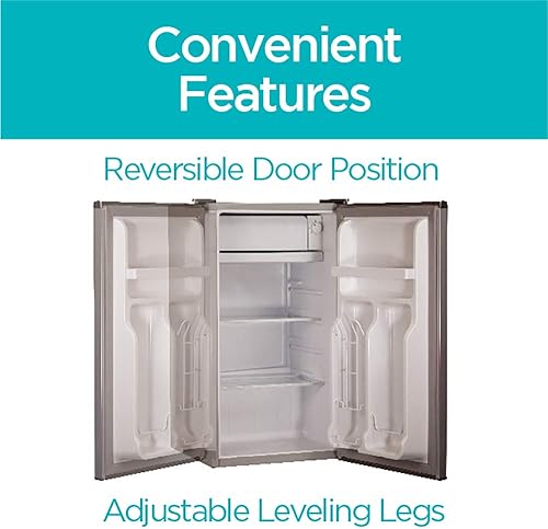 Miniatura 6 de BLACKDECKER refrigerador compacto Energy Star de una sola puerta Gris