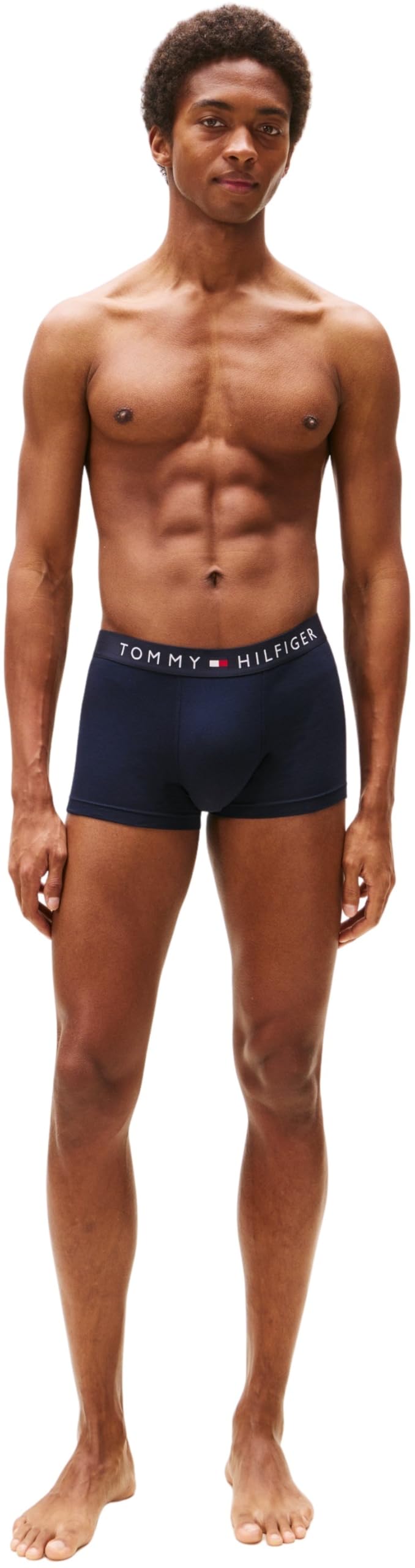 Tommy Hilfiger Boxers Longs Lot de 3 Homme avec Ceinture à Motif Logo