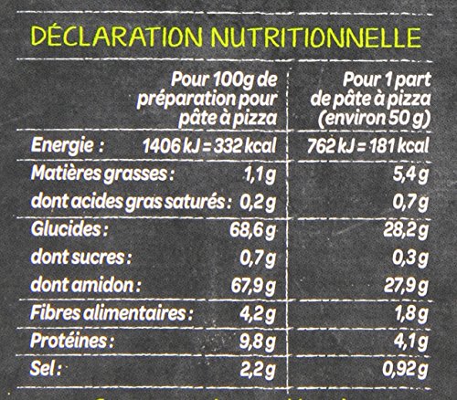 francine pizzateig vorbereitung für 510 g