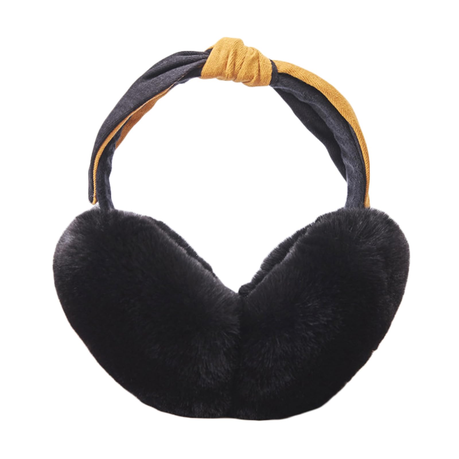 Earmuffs Women's Earmuffs Winter Accessories Fluffy Plush Foldable Adult Outdoor Thermal Ear Warmers Skiing Running Ears Protection Against Wind Cold Fashionable for Girls Men-image-17