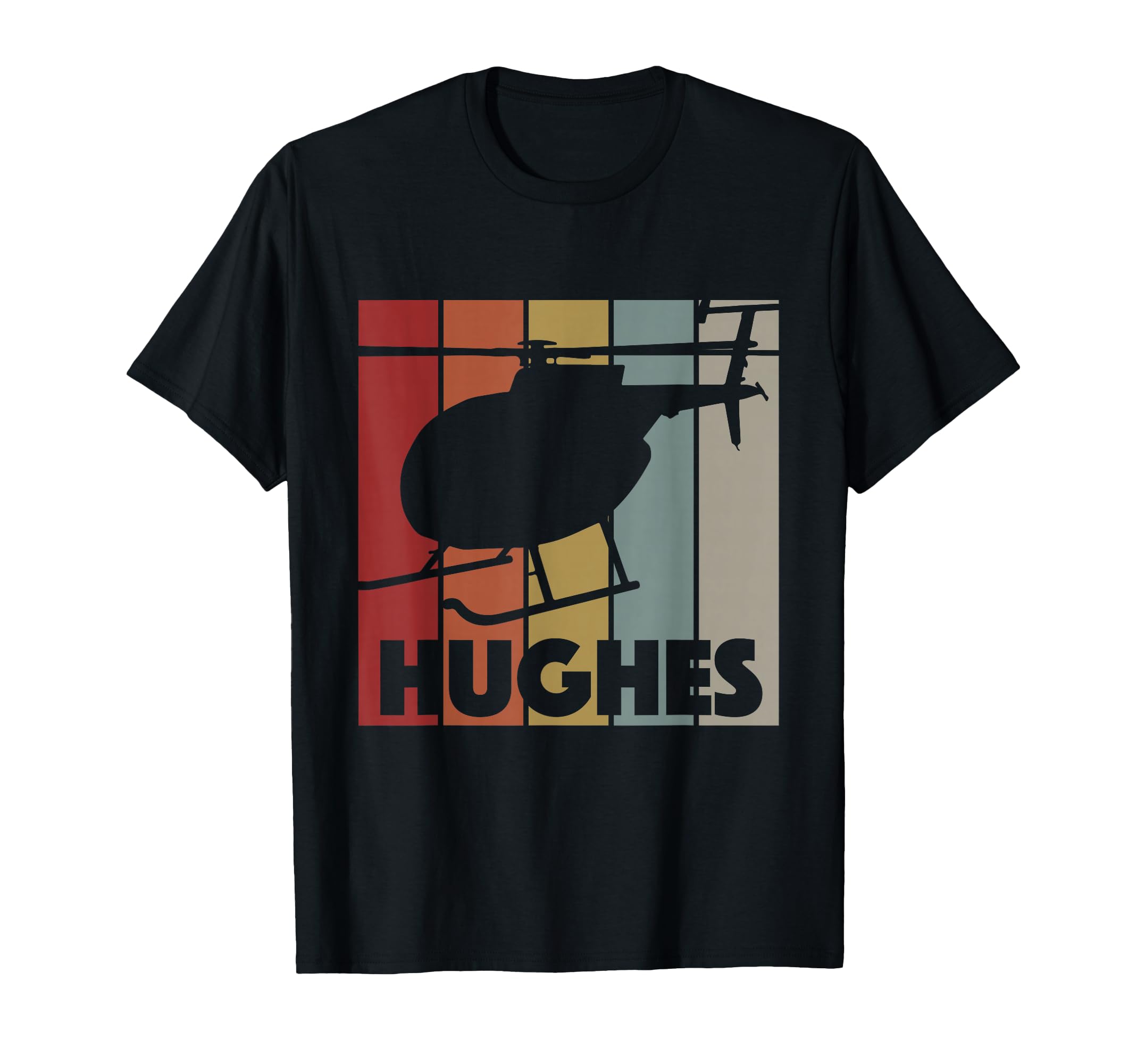 Retro Helicopter Avitation Pilot - Heli Aviator Hughes T-Shirt