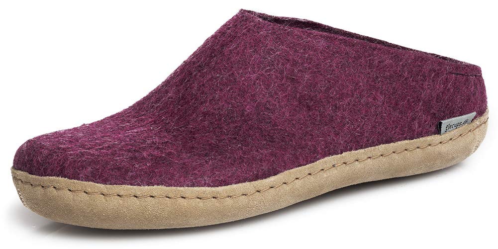 GlerupsWomen’s Model B Slipper, Cranberry, 6.5-7 Women/6.5-7 Men