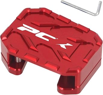 Compatible with PCX160 PCX 160 Motorcycle Modification Parts Widened Foot Side Bracket Center Expansion PadRed