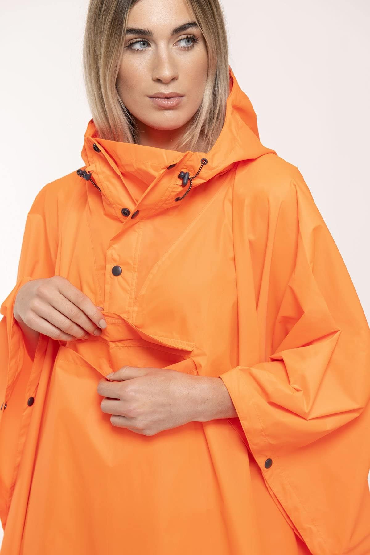Mac in a Sac Regenponcho – wasserdicht, leicht, Kapuze | Rollbarer, leichter Regenponcho für Damen und Herren
