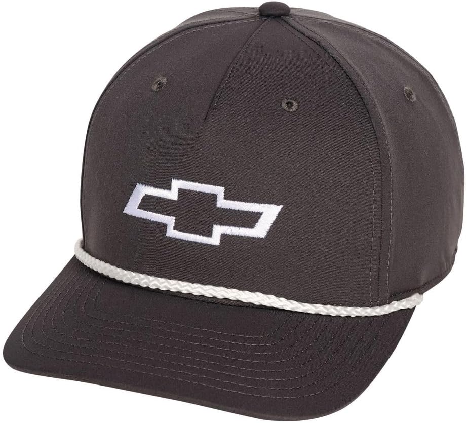 Chevy Bowtie Captain's Cord Snapback Hat - Officially Licensed Chevrolet Rope Cap