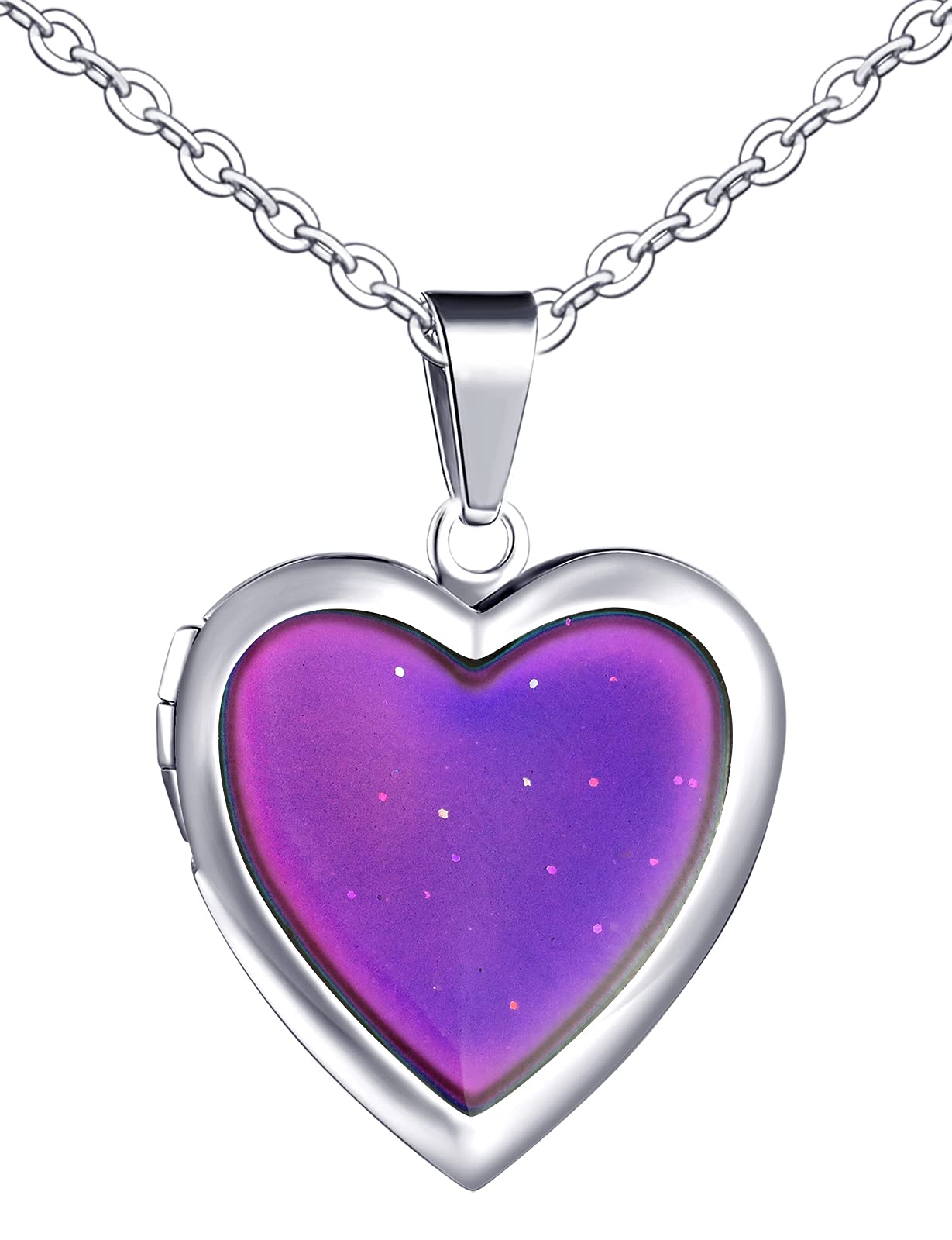 Collana in Acciaio Inossidabile Color Argento con Cuore Pandora per Donne - Italia