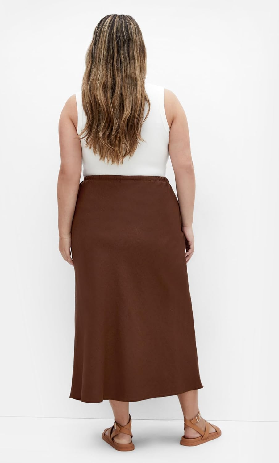 City Chic Women's Plus Size Skirt - Vivien Linen - Image 3