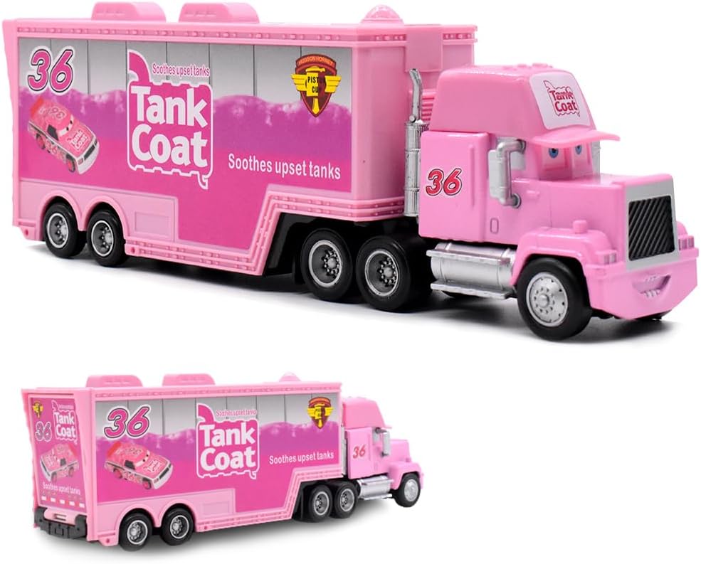 Hilloly M-cQueen Toy Car,21 cm Vehicle Movie Roles pink Collection Toys Metal Alloy M-cQueen Toy Car Gifts Children Idea Play Vehicles For Kids Age 4+…