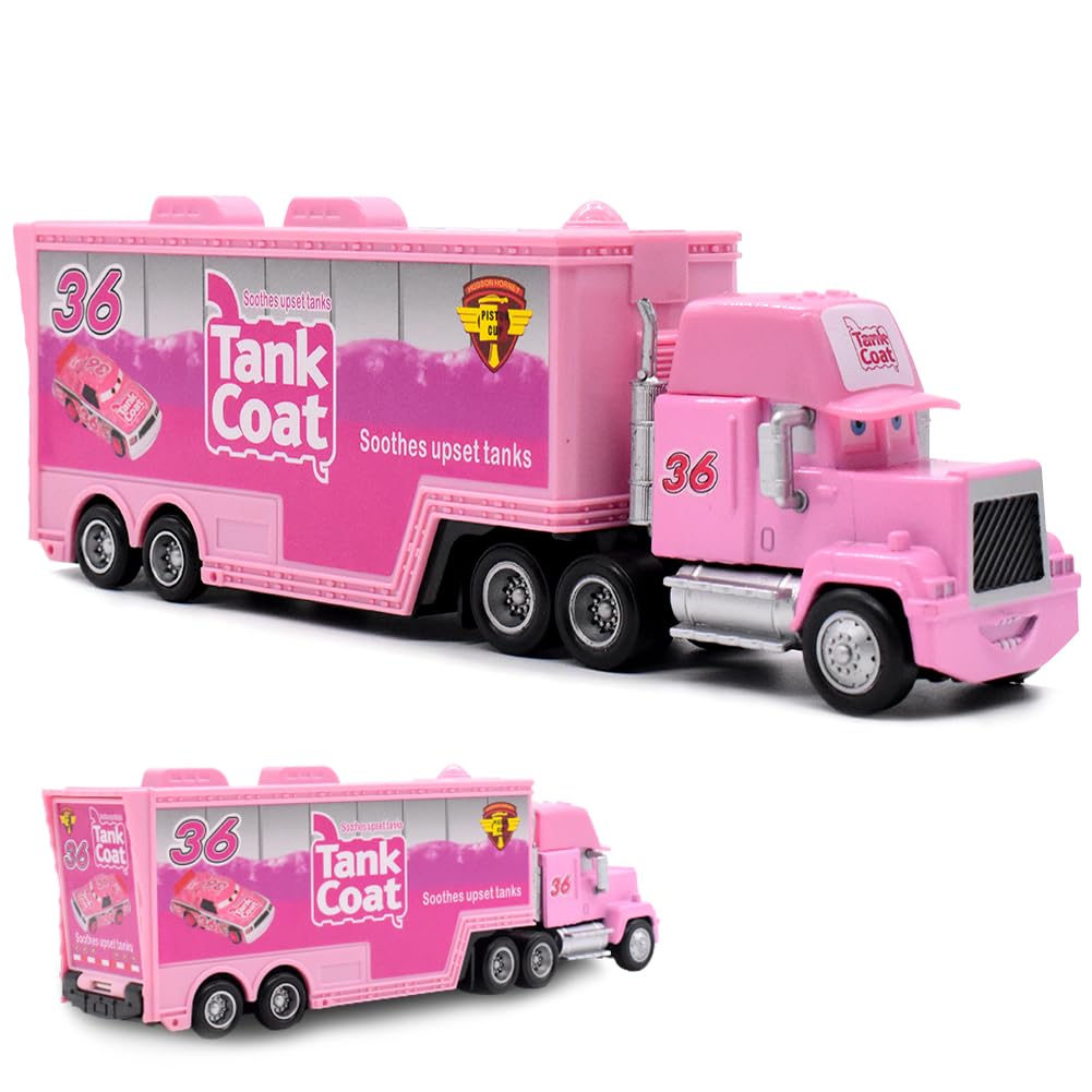 Hilloly M-cQueen Toy Car,21 cm Vehicle Movie Roles pink Collection Toys Metal Alloy M-cQueen Toy Car Gifts Children Idea Play Vehicles For Kids Age 4+…