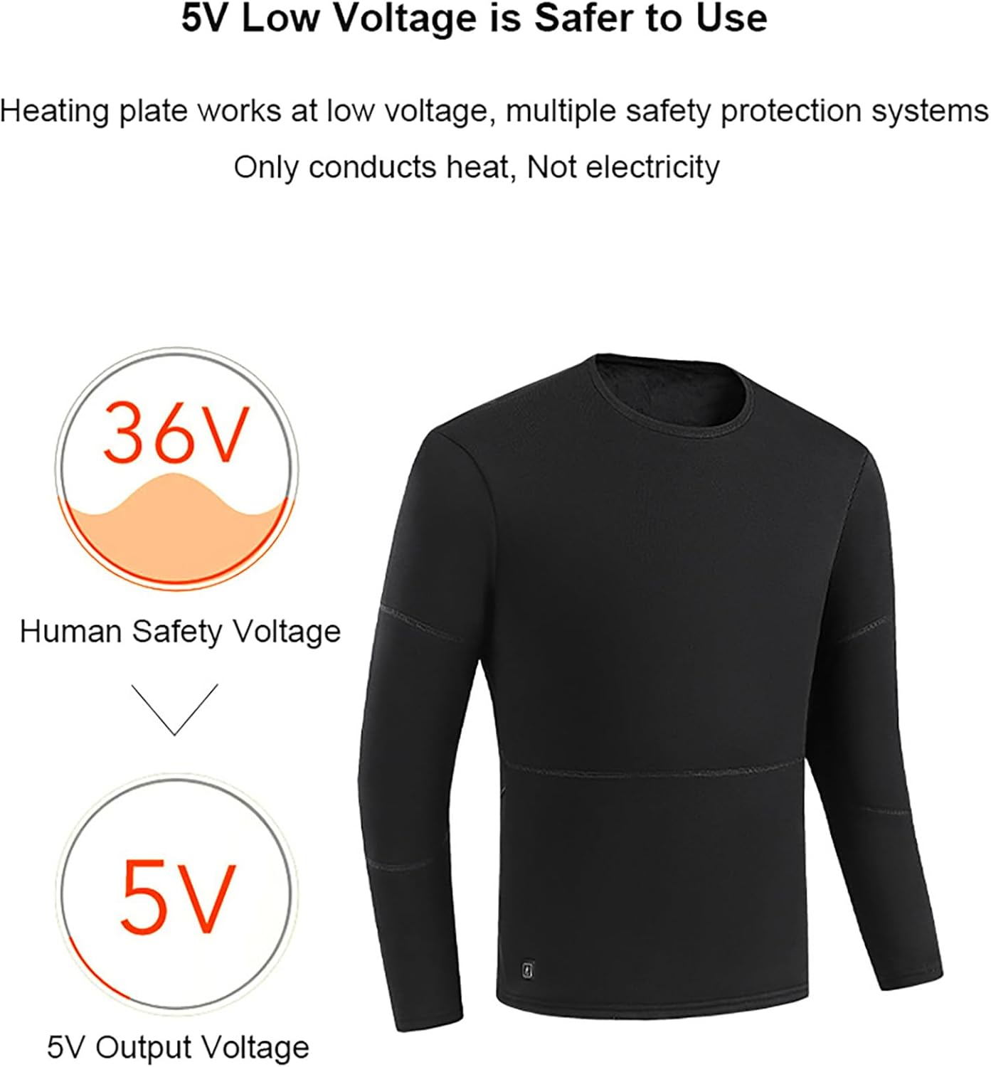 Women Heated Underwear Thermal Set Winter Electric Tops Pants with 28 Heating Zones Christmas Ski Wear Clothing