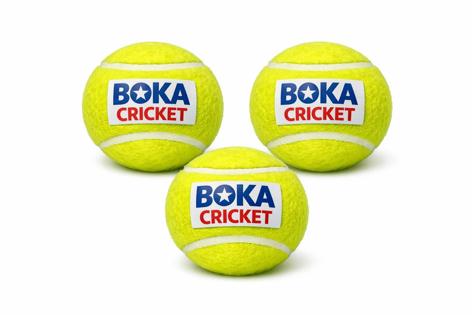 Devora Cricket Balls for Home [Pack of 3] | Practice Tennis Ball Cricket | Lightweight & High-Bounce Rubber Cricket Balls | Ideal for Street Matches, Indoor & Outdoor Cricket Match-image-5