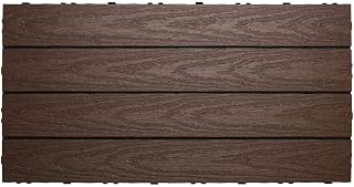UltraShield Naturale 1 ft. x 2 ft. Quick Deck Outdoor Composite Deck Tile in Spanish Walnut (20 sq. ft. Per Box)