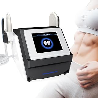 Multifunction Muscle Building Machine, 2 Handle HI-EMT High Intensity Focused Electromagnetic Waves Body Massage Sculpting Machine, Buttock Lift Arm Leg Body Contouring Firming Machine