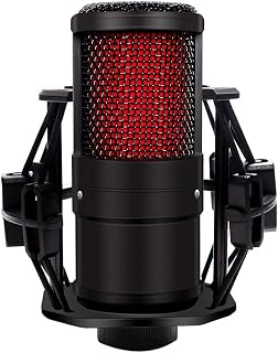 GGRBH Condenser Microphone for Mobile Phone Laptop 3.5MM Directly Used Tripod for Broadcasting Recording
