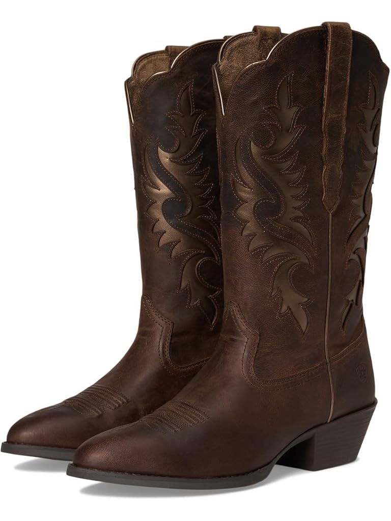 Brown Ariat Heritage R Toe Retro