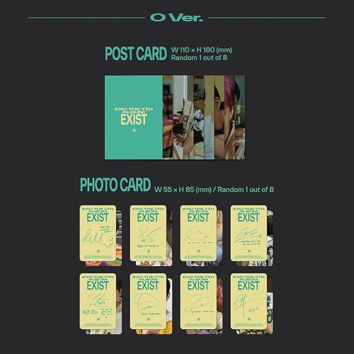 Miniatura 6 de EXO - 7th Album EXIST (Photo Book Ver. - O Ver.) Cover + Photo Book + Photomatic + Bookmark + Post Card + CD-R + Photo Card + Poster + 4 Extra