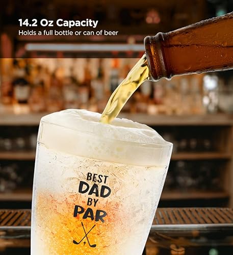 Miniatura 4 de SoHo - Taza de congelador divertida de regalo para adultos taza enfriadora de doble pared para bebidas frías heladas vaso aislado de 14 onzas con