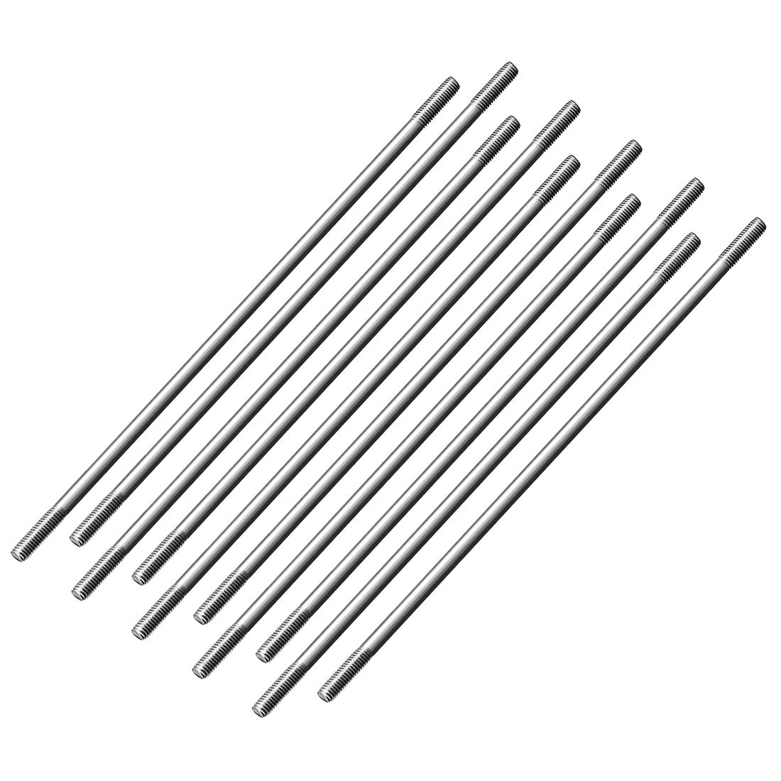 Connecteur de tige M3 L120mm uxcell en inox argenté anti-corrosion