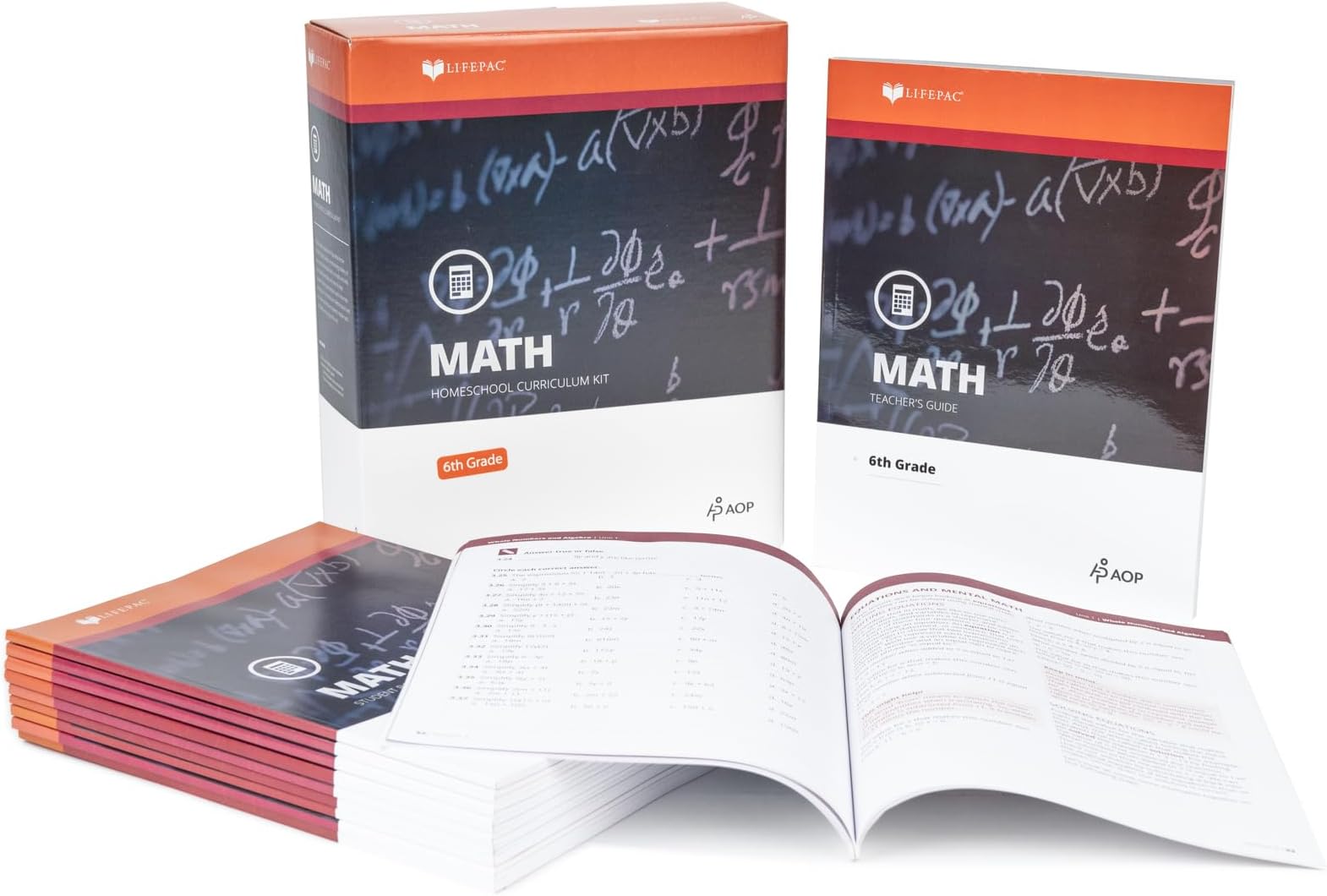 LIFEPAC 6th Grade Math Set