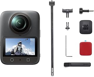 DJI Osmo 360 Third-Person Helmet Combo, 360 Camera with 1-Inch 360° Imaging, Native 8K 360° Video, 4K/120fps & 170° Boost Video, Third-Person POV Helmet Mount Kit, Action Camera for Extreme Sports