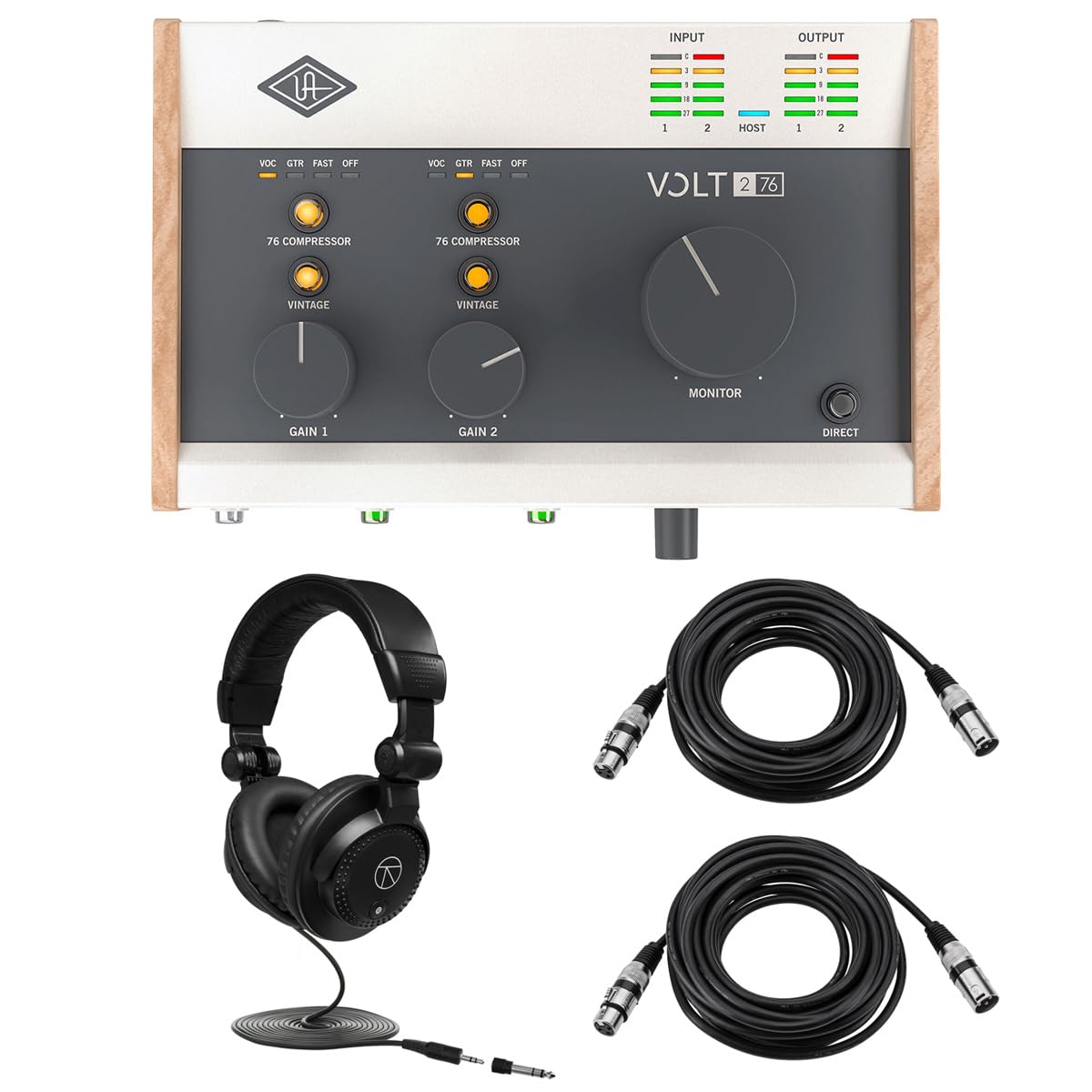 Amazon.com: Universal Audio Volt 276 Portable 2x2 USB Type-C Audio