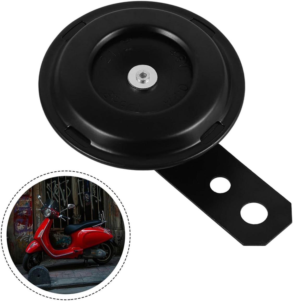 2pcs Electric Bike Horn Loud Motorcycle Horn with Powerful Sound for Cars Utvs and Trains Weather Resistant Warning Signal for Motorbikes and Electric Vehicles